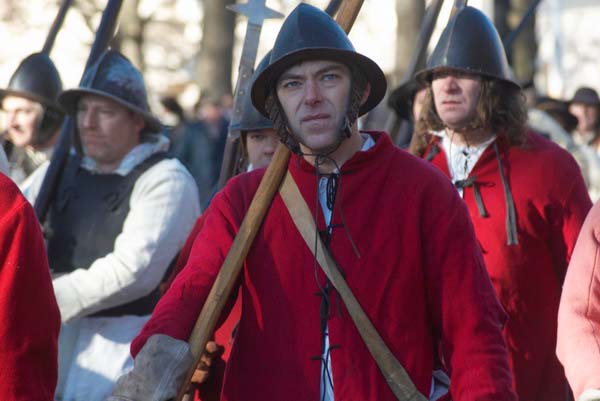 &copy; 2006, Peter Marshall: Kings Army Whitehall Parade