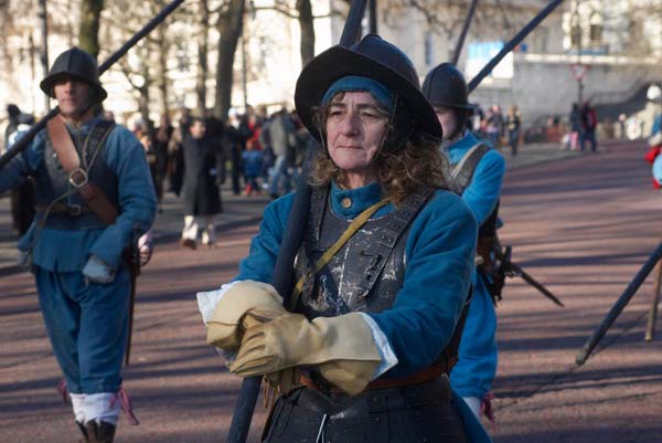 &copy; 2006, Peter Marshall: Kings Army Whitehall Parade