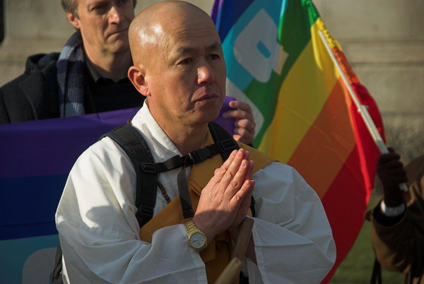 Norman Kember 100 Days Vigil &copy; 2006, Peter Marshall