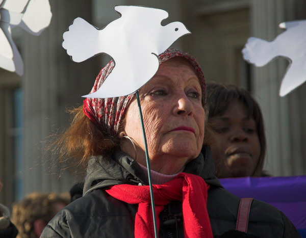 Norman Kember 100 Days Vigil &copy; 2006, Peter Marshall