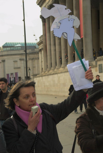 Norman Kember 100 Days Vigil &copy; 2006, Peter Marshall