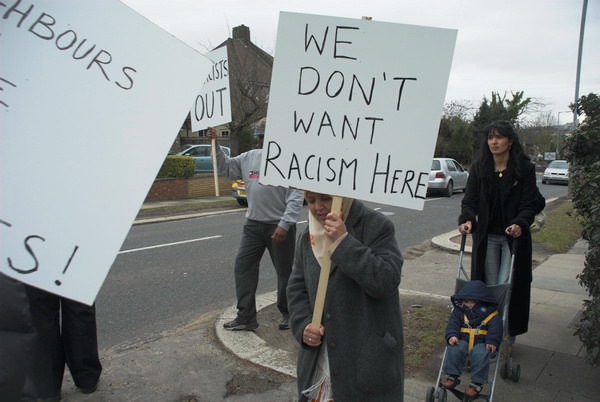 Protest Against Racism in the Suburbs © 2006, Peter Marshal