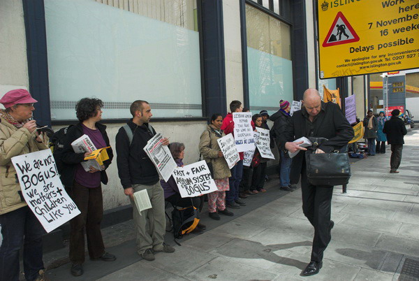 Protest at Communications House &copy; 2006, Peter Marshall