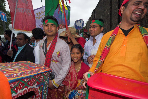 Baishahki Mela, Spitalfields, London &copy; 2006, Peter Marshall