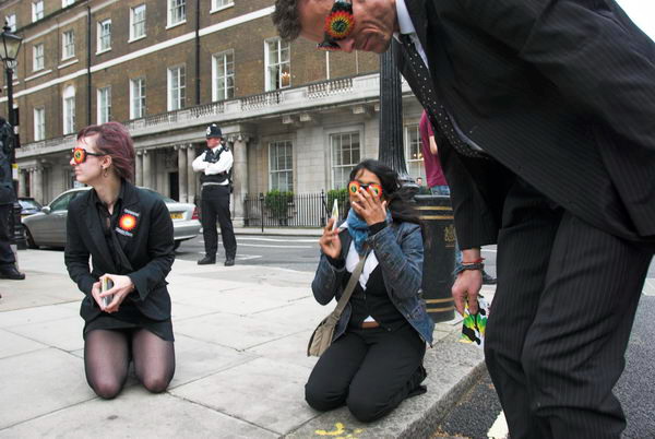 BP BTC Pipeline Protest &copy; 2006, Peter Marshall