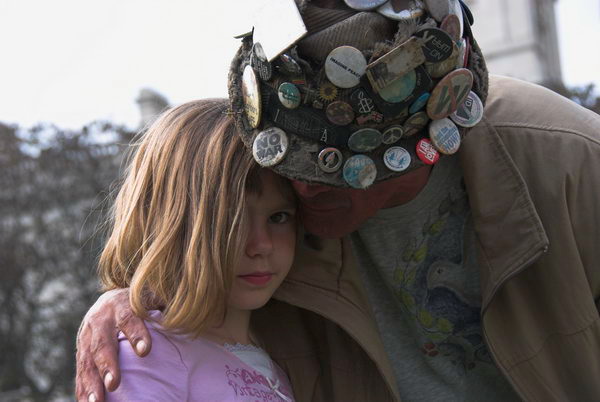 Brian Haw,5 years Parliament Square &copy; 2006, Peter Marshall