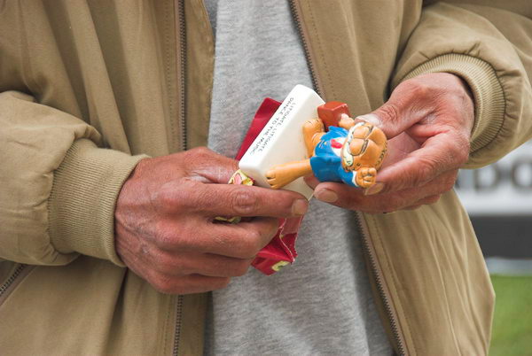 Brian Haw,5 years Parliament Square &copy; 2006, Peter Marshall