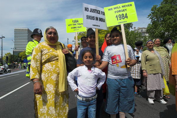 Sikh Remembrance March &copy; 2006, Peter Marshall