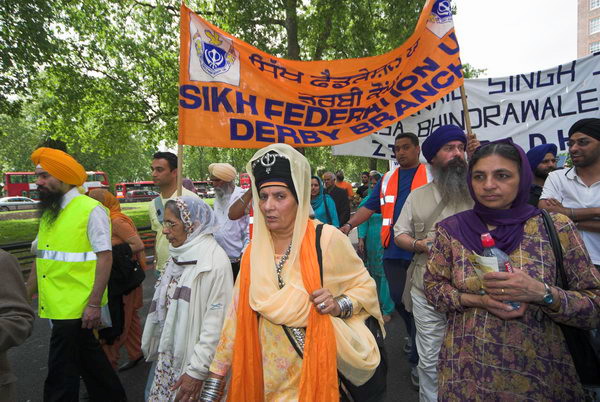 Sikh Remembrance March &copy; 2006, Peter Marshall