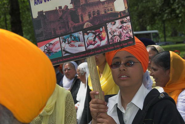 Sikh Remembrance March &copy; 2006, Peter Marshall