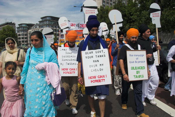 Sikh Remembrance March &copy; 2006, Peter Marshall