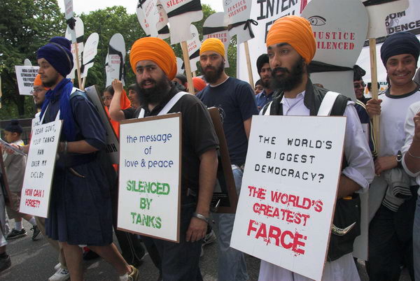 Sikh Remembrance March &copy; 2006, Peter Marshall