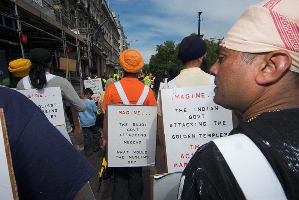 Sikh Remembrance March &copy; 2006, Peter Marshall