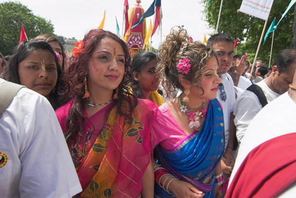 Hare Krishna: Rathayatra &copy; 2006, Peter Marshall