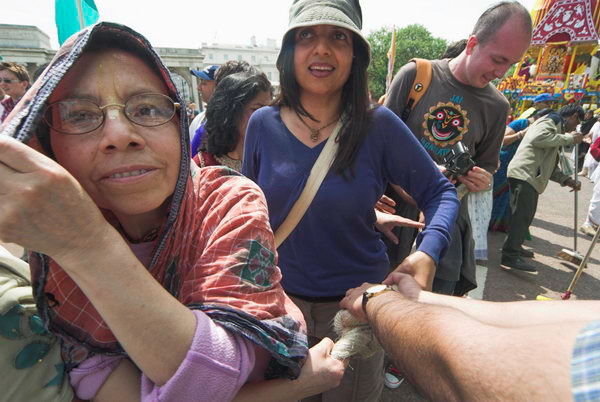 Hare Krishna: Rathayatra &copy; 2006, Peter Marshall