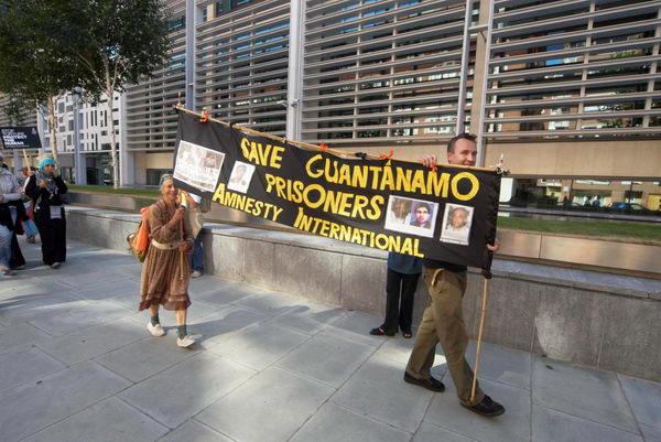 Shut Guantanamo Now &copy; 2006, Peter Marshall
