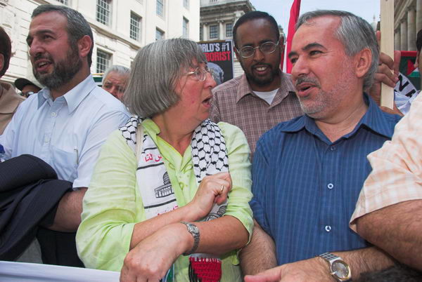 stop israeli attacks on lebanon and palestine &copy; 2006, peter marshall