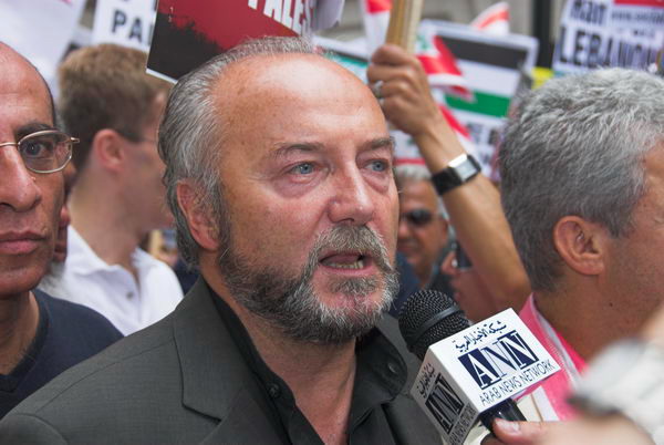 stop israeli attacks on lebanon and palestine &copy; 2006, peter marshall