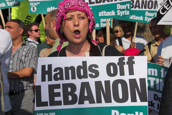 Hands off Lebanon © 2006, Peter Marshall