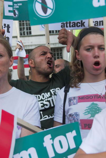 Hands off Lebanon &copy; 2006, Peter Marshall