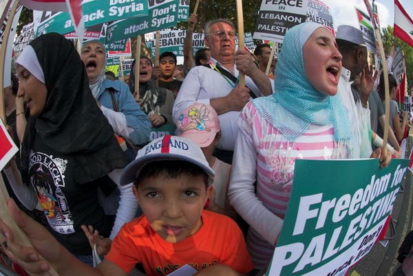 Hands off Lebanon &copy; 2006, Peter Marshall