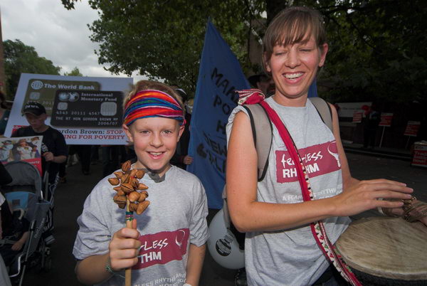Christian Aid Trade Justice March &copy; 2006, Peter Marshall