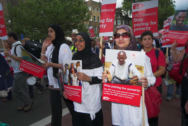 Christian Aid Trade Justice March &copy; 2006, Peter Marshall