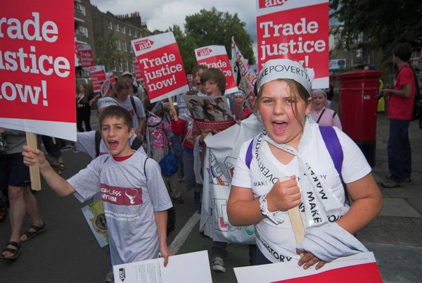 Christian Aid Trade Justice March &copy; 2006, Peter Marshall
