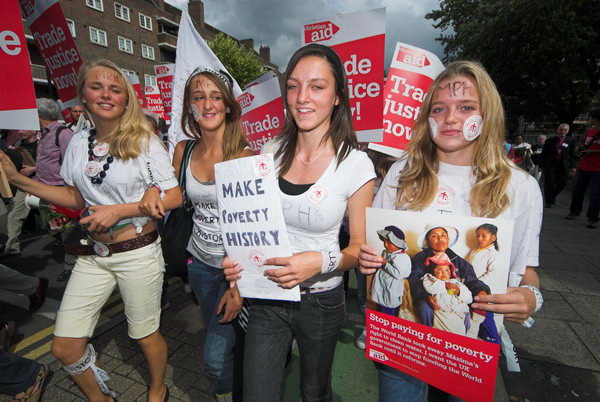 Christian Aid Trade Justice March &copy; 2006, Peter Marshall