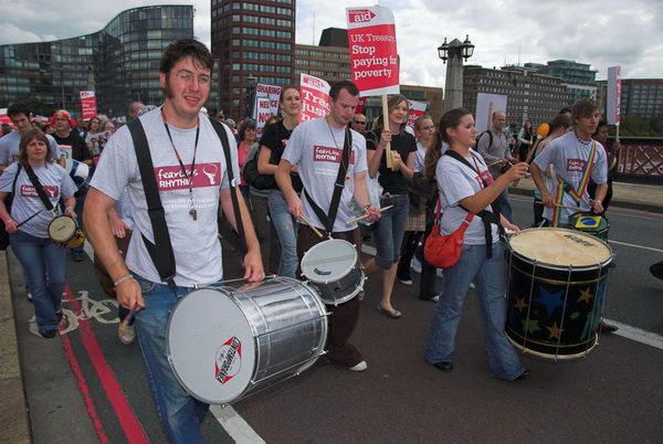 Christian Aid Trade Justice March &copy; 2006, Peter Marshall