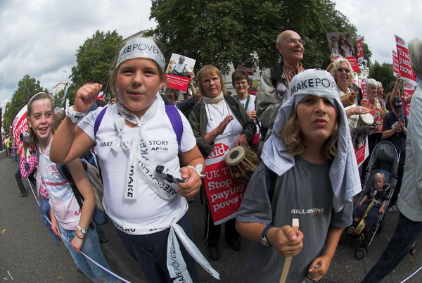 �Christian Aid Trade Justice March &copy; 2006, Peter Marshall