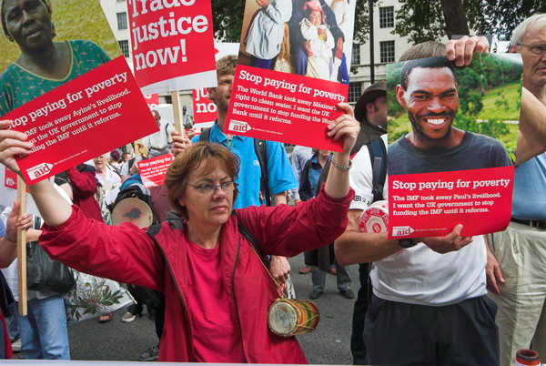 �Christian Aid Trade Justice March &copy; 2006, Peter Marshall