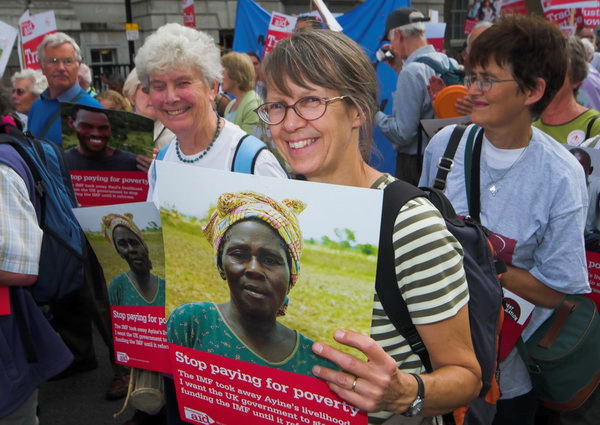 �Christian Aid Trade Justice March &copy; 2006, Peter Marshall
