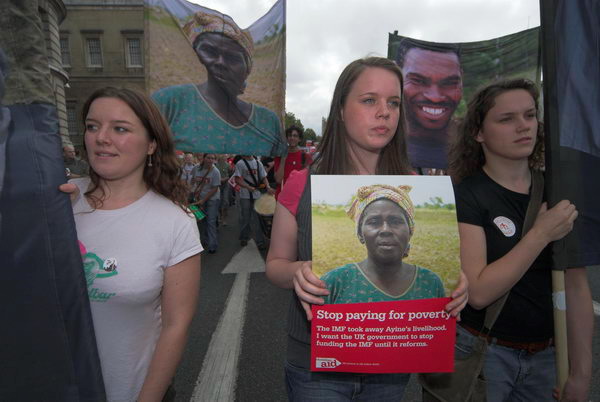 �Christian Aid Trade Justice March &copy; 2006, Peter Marshall