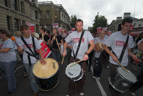 �Christian Aid Trade Justice March &copy; 2006, Peter Marshall