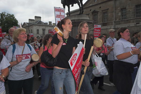 �Christian Aid Trade Justice March &copy; 2006, Peter Marshall