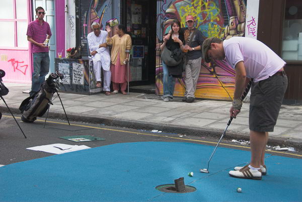 Shoreditch Urban Open Golf Tournament &copy; 2006,  Peter Marshall