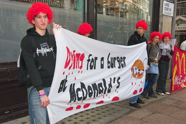 21st Global Day of Action against McDonalds &copy; Peter Marshall, 2006