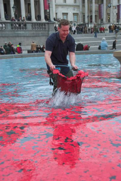Poppies in the Fountains &copy; Peter Marshall, 2006