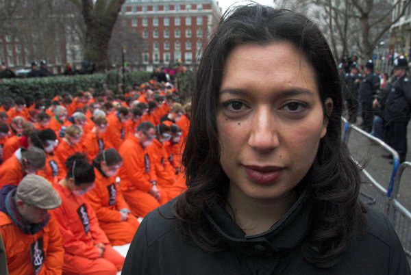 Amnesty 'Close Guantanamo' demo, US Embassy, London © Peter Marshall, 2007