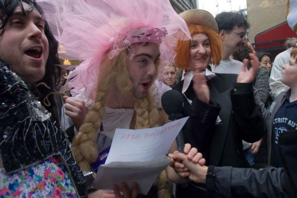 Great Spitalfields Pancake Race &copy; 2007, Peter Marshall