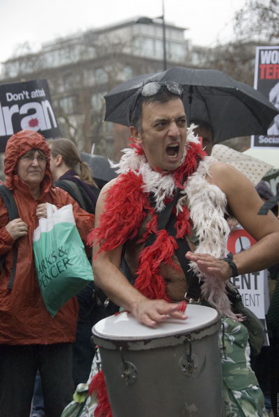 Stop Trident, Troops out of Iraq &copy; 2007, Peter Marshall