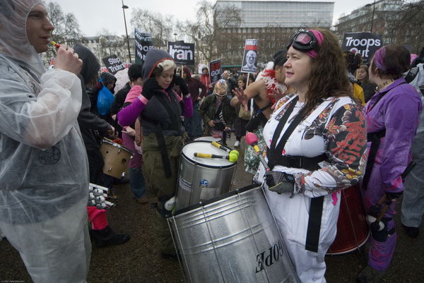 Stop Trident, Troops out of Iraq &copy; 2007, Peter Marshall