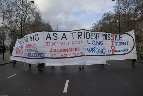 Stop Trident, Troops out of Iraq &copy; 2007, Peter Marshall