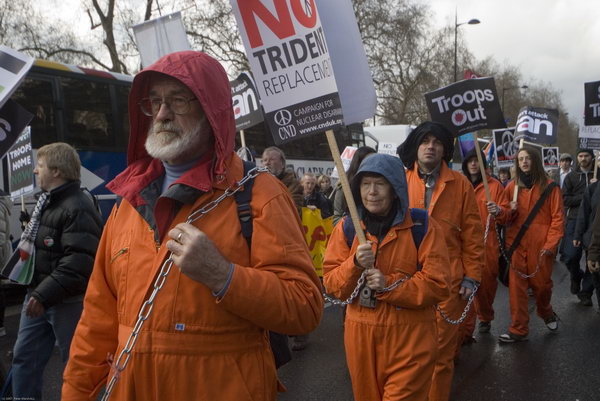 Stop Trident, Troops out of Iraq &copy; 2007, Peter Marshall