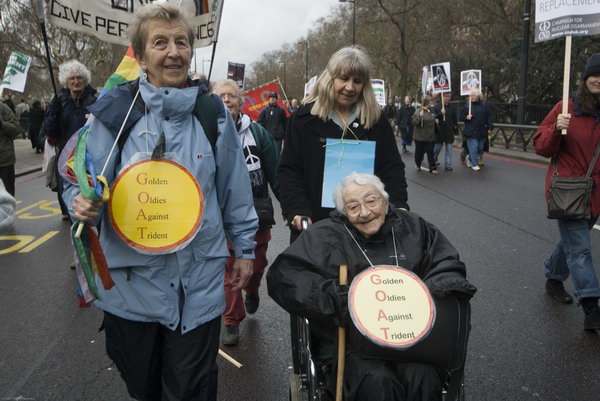 Stop Trident, Troops out of Iraq &copy; 2007, Peter Marshall