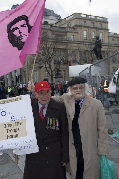 Stop Trident, Troops out of Iraq &copy; 2007, Peter Marshall