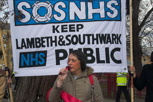 NHS March, Camberwell © 2007, Peter Marshall