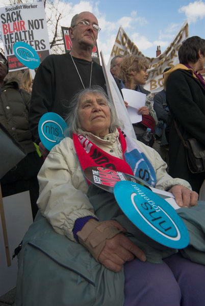 Keep the NHS working, Hackney &copy; 2007, Peter Marshall