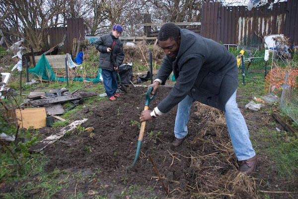 Manor Gardens Allotments Meeting &copy; 2007, Peter Marshall